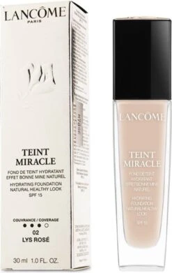 Lancôme Teint Miracle Foundation 30 Ml - 02 Lys Rosé - SPF 15 -Maquillage Cosmetics 759x1200 3
