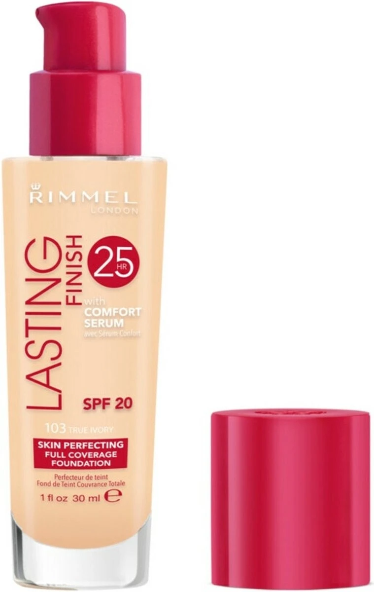 Rimmel London Lasting Finish Foundation - 103 True Ivory 4 Rimmel London Lasting Finish Foundation - 103 True Ivory – Image 2