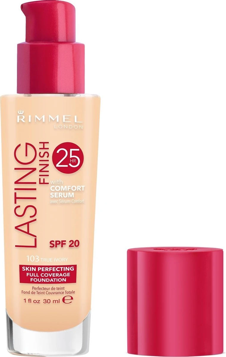 Rimmel London Lasting Finish Foundation - 103 True Ivory 5 Rimmel London Lasting Finish Foundation - 103 True Ivory – Image 3