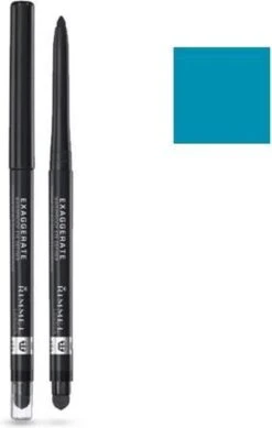 Rimmel London Exaggerate Waterproof Eye Definer Eyeliner - 240 Aqua Sparkle -Maquillage Cosmetics 762x1200 6