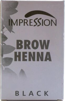 Impression Henna Wenkbrauwverf | Zwart | Black | Noir | Brow Henna | Goed Voor Meer Dan 20 Behandelingen -Maquillage Cosmetics 768x1200 4