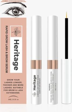 Heritage Wimperserum Rapid Grow Geschikt Voor Wimperextensions Olievrije. Naturel Ingrediënten - Oil Free Lash Serum Suitable For Lash Extensions Wearer 10 Heritage Wimperserum Rapid Grow Geschikt Voor Wimperextensions Olievrije. Naturel Ingrediënten - Oil Free Lash Serum Suitable For Lash Extensions Wearer -Maquillage Cosmetics 770x1200 5