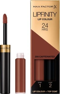 Max Factor Lipfinity Lip Colour 2-step Lippenstift - 200 Caffeinated -Maquillage Cosmetics 774x1200 3