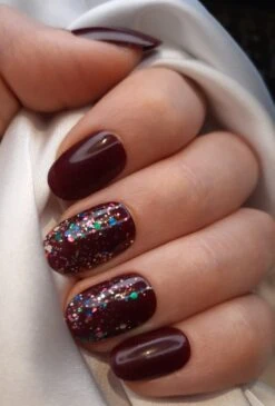 SD Press On Nails - B-Series - Plaknagels - Nagelset 20 Nagels - B72 - Rood - Gellak - Nagellak - Korte Ronde Nageltips - Nepnagels Met Lijm - Kunstnagels - Nail Art - Handmade - Valse Nagels - Nagelvijl - Accessoires - Korte Nagels - Glitter -Maquillage Cosmetics 812x1200 6