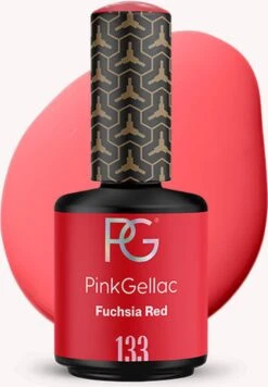 Pink Gellac - Fuchsia Red - Gellak - Vegan - Rood - Glanzend - 15ml -Maquillage Cosmetics 833x1200 4