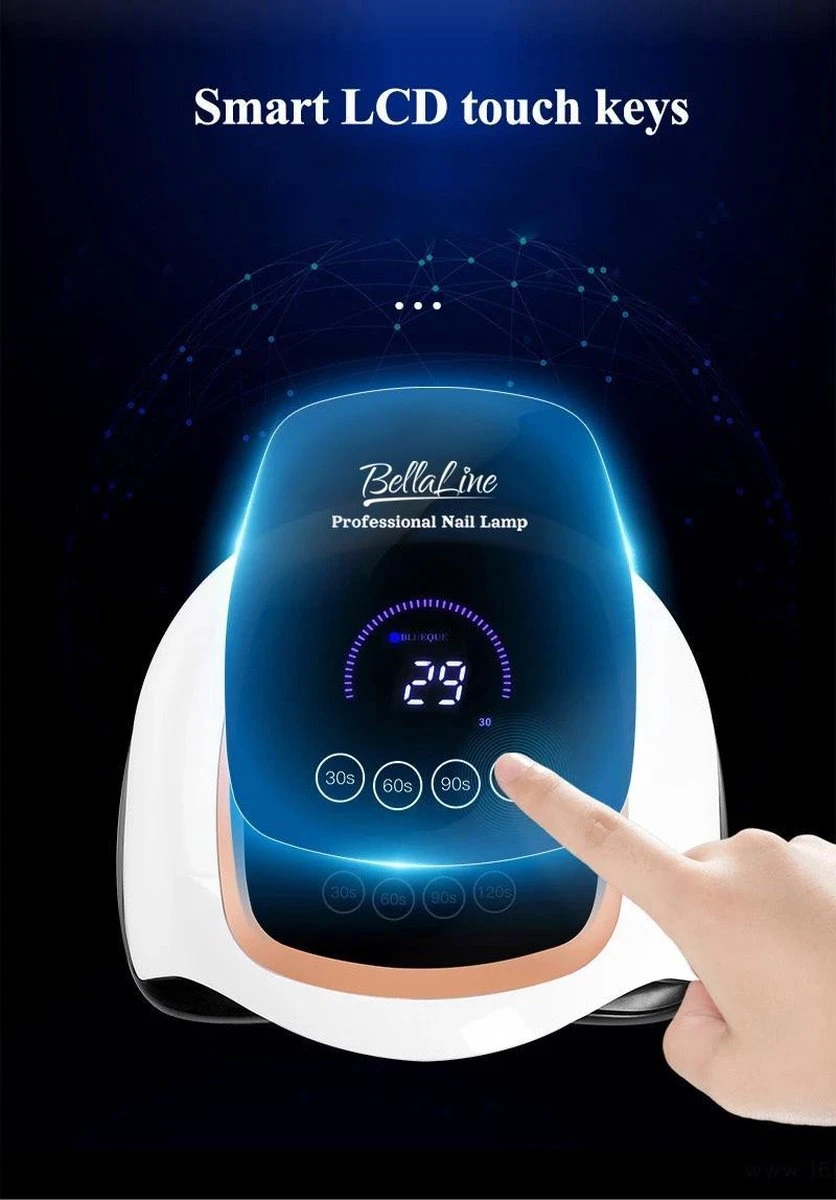 UV Nagel Lamp 168 Watt + 5 Gratis Vijlen - BellaLine - UV Led Nagellamp – Gel Nagel – Nagellak UV – Nageldroger – Salon – Sensor – Gellac - Acryl - Gelnagels – 42 Power Led – Professioneel – Krachtig – Manicure – Extra Lang Snoer - Pink - Pedicure 4 UV Nagel Lamp 168 Watt + 5 Gratis Vijlen - BellaLine - UV Led Nagellamp – Gel Nagel – Nagellak UV – Nageldroger – Salon – Sensor – Gellac - Acryl - Gelnagels – 42 Power Led – Professioneel – Krachtig – Manicure – Extra Lang Snoer - Pink - Pedicure – Image 2