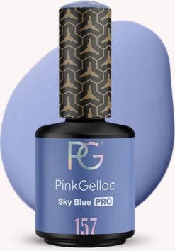 Pink Gellac - Sky Blue - Gellak - Vegan - Blauw - Glanzend - 15ml -Maquillage Cosmetics 837x1200 3