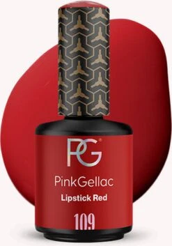 Pink Gellac - Lipstick Red - Gellak - Rood - 15 Ml