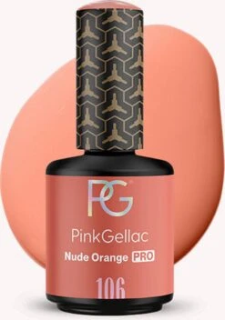 Pink Gellac - Nude Orange - Gellak - Vegan - Oranje - Glanzend - 15ml -Maquillage Cosmetics 841x1200 3