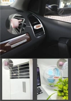 Eco Autoparfum ZWART - 2 Stuks!! - Luxe Auto Luchtverfrisser - Voor Luchtrooster - Autogeur -AutoVerfrisser - Trendy Design - VentilatieroosterMonteerbaar - Herbruikbaar - AutoLuchtje - Geurverfrisser - Eco Friendly - Biologisch Afbreekbaar -Maquillage Cosmetics 847x1200 10