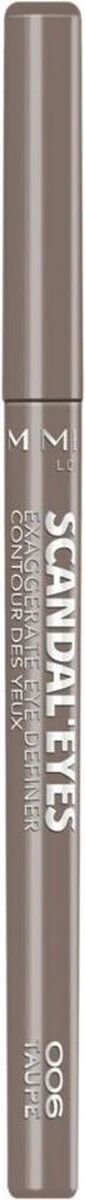 Rimmel London Scandal'Eyes Exaggerate Eye Definer Oogpotlood - 006 Taupe 9 Rimmel London Scandal'Eyes Exaggerate Eye Definer Oogpotlood - 006 Taupe – Image 7
