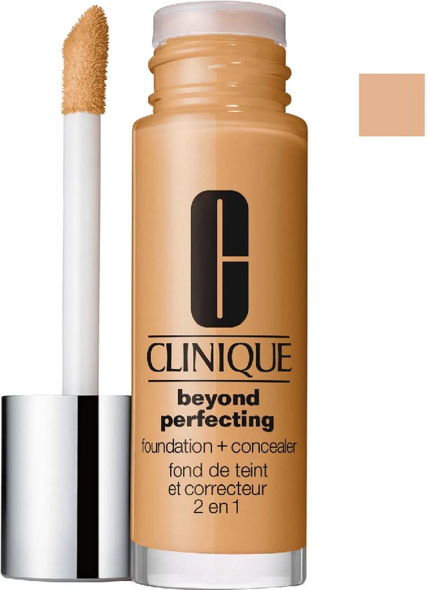 Clinique - Beyond Perfecting Foundation + Concealer Primer + Concealer 6.75 Sesame 30Ml 3 Clinique - Beyond Perfecting Foundation + Concealer Primer + Concealer 6.75 Sesame 30Ml