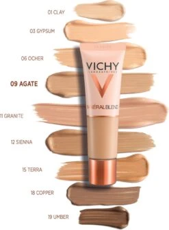 Vichy Minéralblend Foundation - 09 Agata - 30ML - Natuurlijke Dekking 16 Vichy Minéralblend Foundation - 09 Agata - 30ML - Natuurlijke Dekking -Maquillage Cosmetics 885x1200