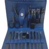 Fritzline© Professionele Manicureset 16-delig | Nagelset Incl. Nagelvijl & Nagelknipper | Lederen Blauwe Etui | Manicure Pedicure Set -Maquillage Cosmetics 889x1200 2