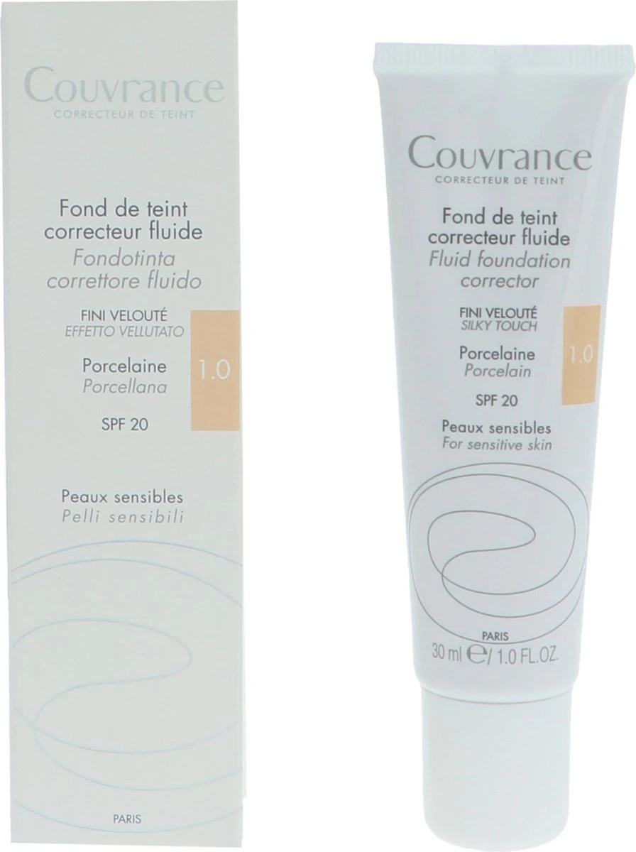 Avene Couvrance Fluid Foundation Corrector SPF20 30ml 5 Avene Couvrance Fluid Foundation Corrector SPF20 30ml – Image 3
