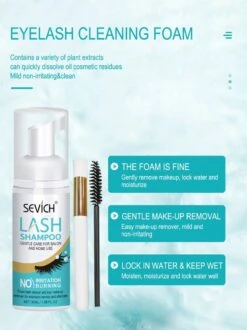 Sevich Wimper Extensions Cleanser - Wimpershampoo - Lash Foam Shampoo - Lash Cleanser - Wimper-shampoo - Assortiment 'Het Gemak' -Maquillage Cosmetics 897x1200 6