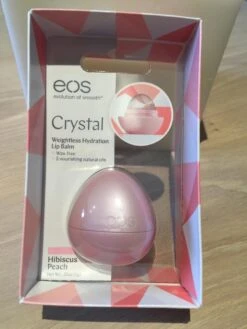 Eos Lip Balm Crystal "Hibiscus Peach" -Maquillage Cosmetics 900x1200 23