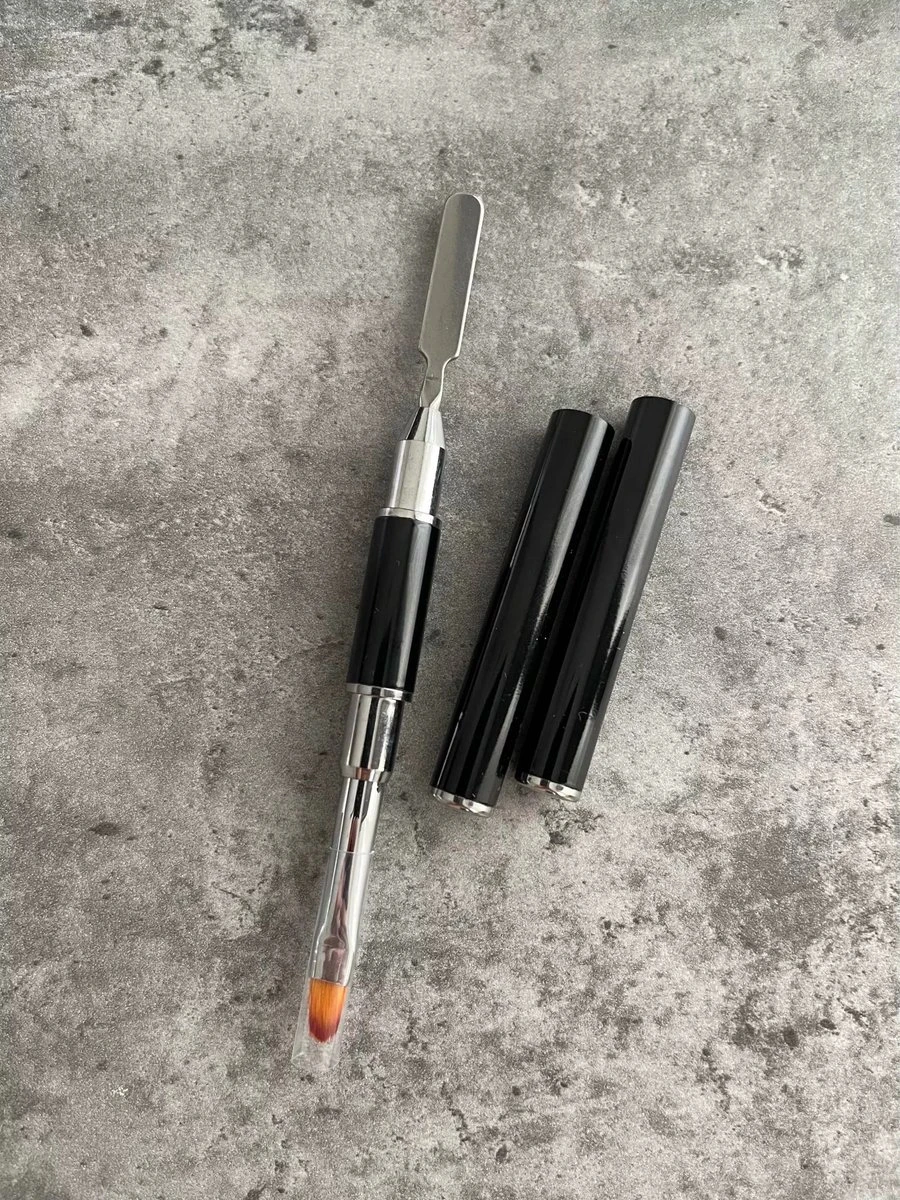 Nagel Polygel Tool - Gel Penseel - Nail Poly Gel Tool - 2 In 1 Kwast Met Spatel 4 Nagel Polygel Tool - Gel Penseel - Nail Poly Gel Tool - 2 In 1 Kwast Met Spatel – Image 2
