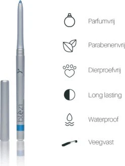 Blèzi® Automatic Eye Pencil 30 Brilliant Blue - Oogpotlood Waterproof - Blauw Felblauw 12 Blèzi® Automatic Eye Pencil 30 Brilliant Blue - Oogpotlood Waterproof - Blauw Felblauw -Maquillage Cosmetics 905x1200 5