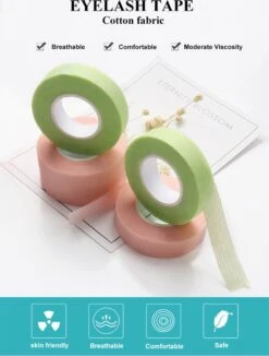 Lashes & More - Wimpertape - Wit - Wimperextensions - Wimper Tape - Beautytape - Medische Tape - Wimper Tool - Hyperallergeen - Huidvriendelijk – Tape – Non Wooven Tape -Maquillage Cosmetics 908x1200