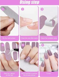 GUAPÀ® Nagelstickers & Nail Wraps - Nagelstickers Hartjes En Vormpjes - Nail Art - Nagel Folie - Diverse Kleuren Nail Wrap - 20 Vellen Nagelstickers -Maquillage Cosmetics 915x1200 7
