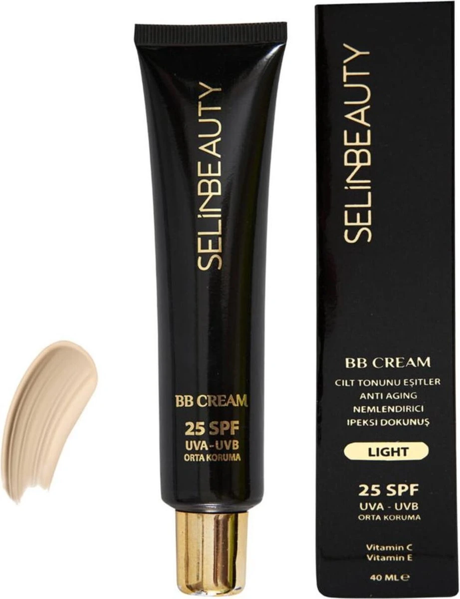 Selin Beauty BB Cream Light SPF 25, Hydrateert, Egaliseert En Corrigeert, Vermindert Roodheid, Geeft Een Gelijkmatige Teint, Geeft Je Huid Direct Een Boost. 4 Selin Beauty BB Cream Light SPF 25, Hydrateert, Egaliseert En Corrigeert, Vermindert Roodheid, Geeft Een Gelijkmatige Teint, Geeft Je Huid Direct Een Boost. – Image 2
