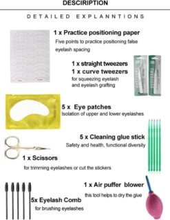 Lashes & More | Wimperextensions Starters Pakket + Luxe Nano Mister | Oefenset Voor Beginnend Wimperstylist | Lash Kit | Oefen Wimper Set -Maquillage Cosmetics 926x1200 7