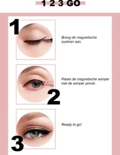 Nepwimers Zonder Lijm | Magnetische Wimpers | Eyeliners | Diamond Wimpers | Pincet | Wimperset | Model Diamond | Fake Lashes | M5 Lashes Diamond Set | Herbruikbare Wimpers | 3D Wimpers | Kit | Waterbestendig | Natuurlijke Wimpers | Waterproof -Maquillage Cosmetics 927x1200 3