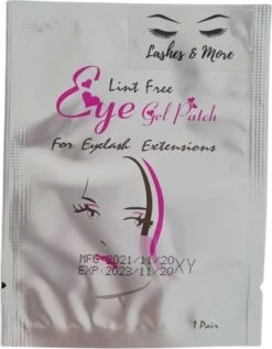 Merkloos EyePads - 100 Stuks - Oogkussens - Wimperextensions - Make Up - Gel Pads - Wimper Sticker - Lashes - Groot - 50 Paar -Maquillage Cosmetics 934x1200 4