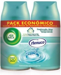 Navulling Voor Elektrische Luchtverfrisser Air Wick Nenuco (2 X 250 Ml)
