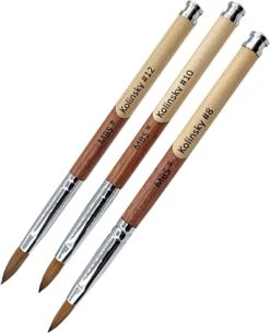 KOLINSKY ACRYL PENSEEL #12 - Kolinsky Penseel - Acryl Penseel - Acryl Nagels - Hout -Maquillage Cosmetics 971x1200 4