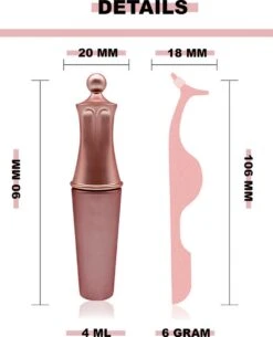 Nepwimers Zonder Lijm | Magnetische Wimpers | Eyeliners | Diamond Wimpers | Pincet | Wimperset | Model Diamond | Fake Lashes | M5 Lashes Diamond Set | Herbruikbare Wimpers | 3D Wimpers | Kit | Waterbestendig | Natuurlijke Wimpers | Waterproof -Maquillage Cosmetics 972x1200 4