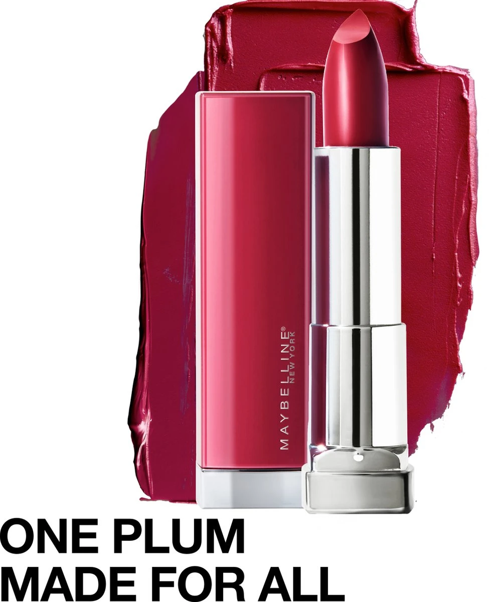 Maybelline Color Sensational Made For All Lippenstift - 388 Plum For Me - Paars - Glanzend 14 Maybelline Color Sensational Made For All Lippenstift - 388 Plum For Me - Paars - Glanzend – Image 12