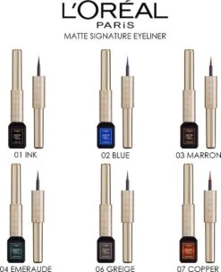 L’Oréal Paris Matte Signature Eyeliner Van Superliner – Matte Liquid Eyeliner – Waterproof - 04 Emeraude – Groen -Maquillage Cosmetics 976x1200 5