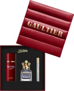 Jean Paul Gaultier Scandal Pour Homme Giftset - 50 Ml Eau De Toilette Spray + 10 Ml Eau De Toilette Tasspray + 150 Ml Deospray - Cadeauset Voor Heren -Maquillage Cosmetics 979x1200 14