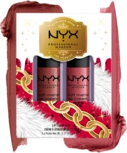 NYX Professional Makeup - Holidays 2022 Mrs Claus - Soft Matte Lip Cream Duo 02 - Roze 11 NYX Professional Makeup - Holidays 2022 Mrs Claus - Soft Matte Lip Cream Duo 02 - Roze -Maquillage Cosmetics 990x1200 1