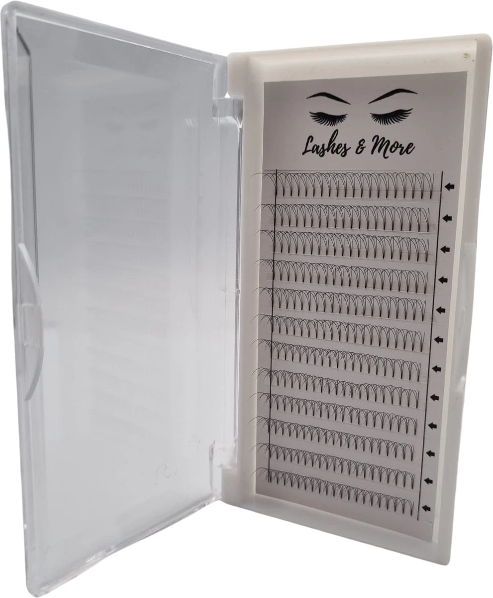 Lashes & More - Nepwimpers - 3D 12mm 0.07 D Krul - Pre-Made Volume Fans – Russian Volume – Pre-Made Fans- Wimperextensions – Wimper Extensions - Verkrijgbaar In Lengte 8mm Tot 15mm 3 Lashes & More - Nepwimpers - 3D 12mm 0.07 D Krul - Pre-Made Volume Fans – Russian Volume – Pre-Made Fans- Wimperextensions – Wimper Extensions - Verkrijgbaar In Lengte 8mm Tot 15mm