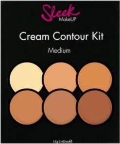 Sleek Cream Contour Kit - Medium -Maquillage Cosmetics 999x1200